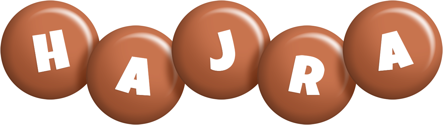 Hajra candy-brown logo