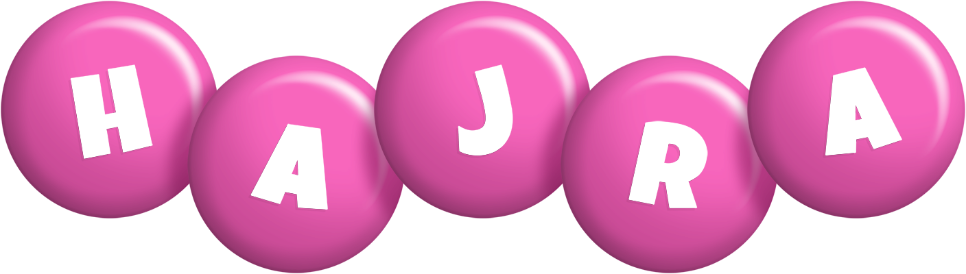 Hajra candy-pink logo
