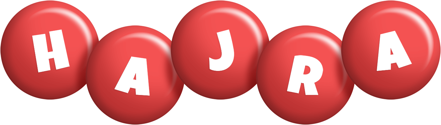 Hajra candy-red logo