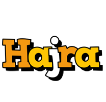 Hajra cartoon logo