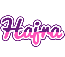 Hajra cheerful logo