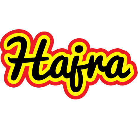 Hajra flaming logo