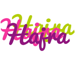 Hajra flowers logo