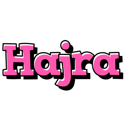 Hajra girlish logo