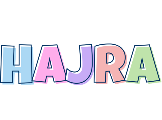 Hajra pastel logo