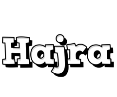 Hajra snowing logo