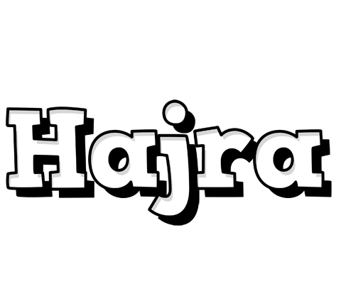 Hajra snowing logo