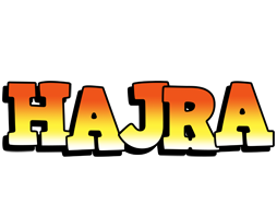 Hajra sunset logo