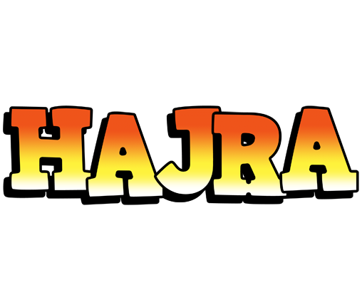 Hajra sunset logo