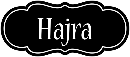 Hajra welcome logo