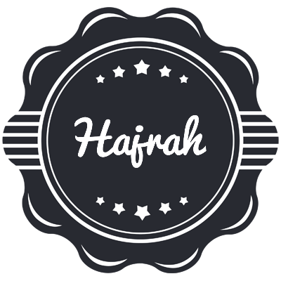 Hajrah badge logo