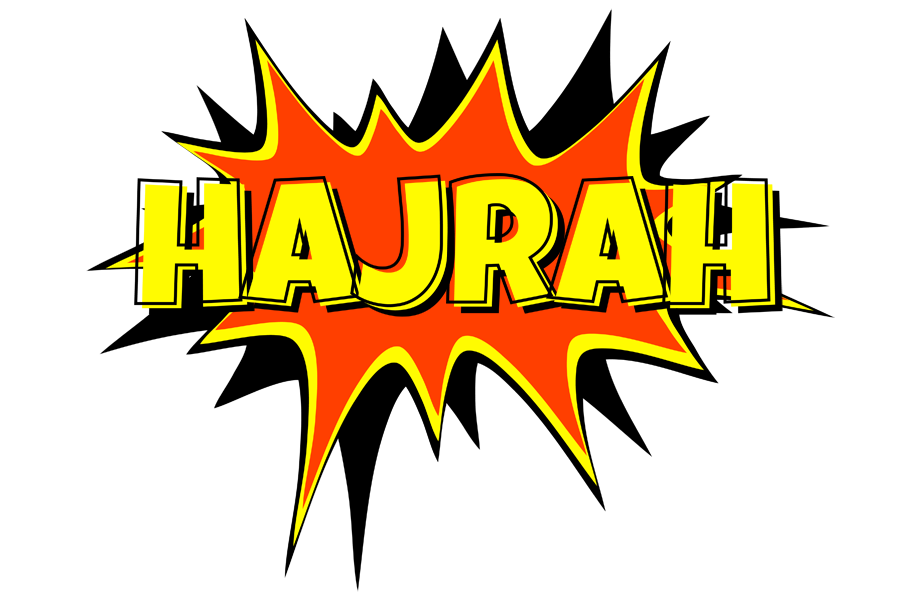 Hajrah bazinga logo