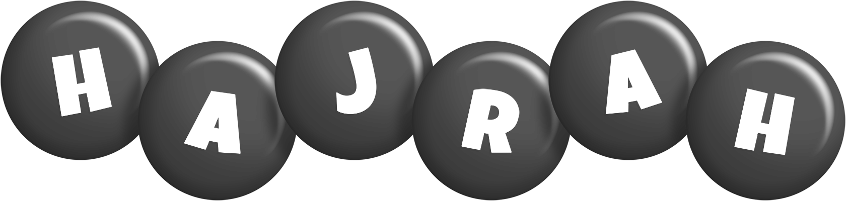 Hajrah candy-black logo