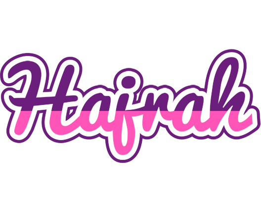 Hajrah cheerful logo