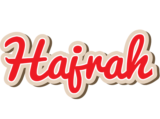 Hajrah chocolate logo