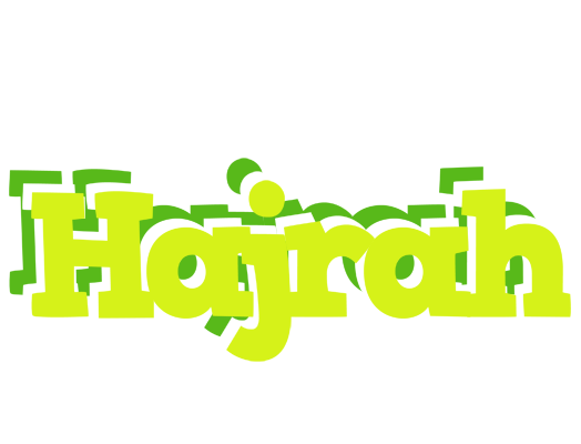 Hajrah citrus logo