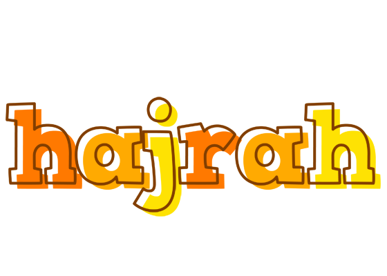 Hajrah desert logo