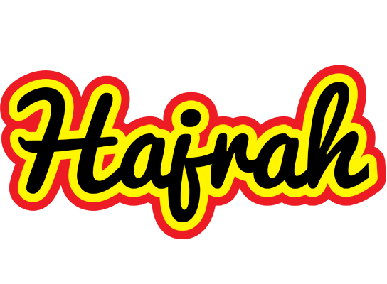 Hajrah flaming logo