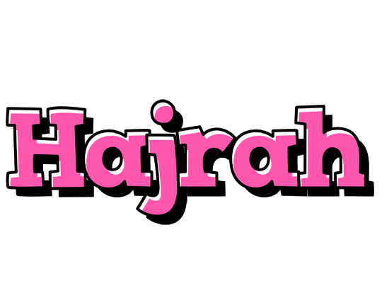 Hajrah girlish logo