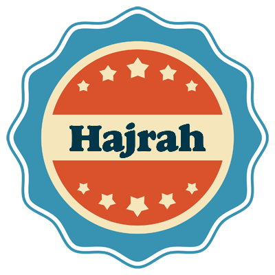 Hajrah labels logo