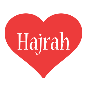 Hajrah love logo