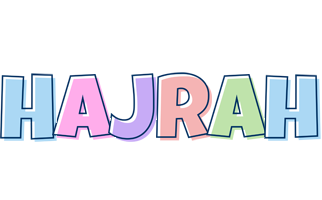 Hajrah pastel logo