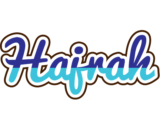 Hajrah raining logo