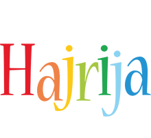 Hajrija birthday logo