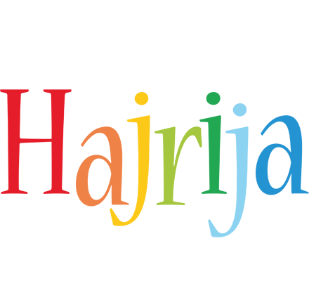 Hajrija birthday logo
