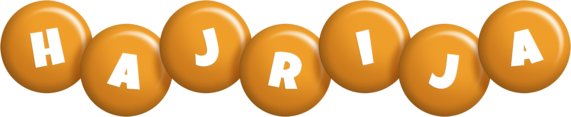 Hajrija candy-orange logo