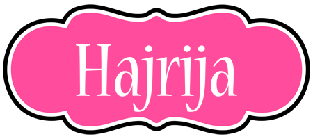 Hajrija invitation logo