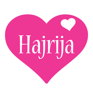 Hajrija love-heart logo