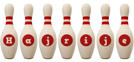 Hajrije bowling-pin logo