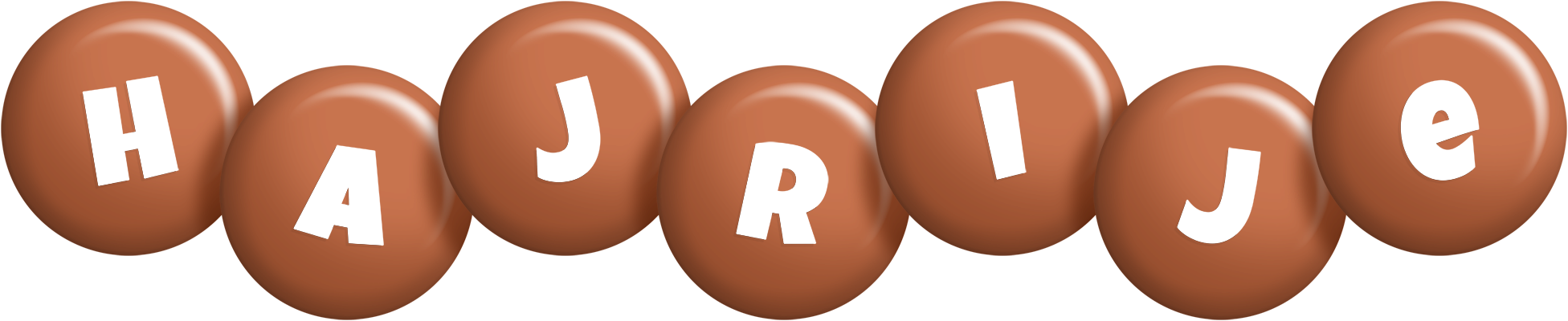 Hajrije candy-brown logo