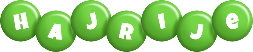 Hajrije candy-green logo