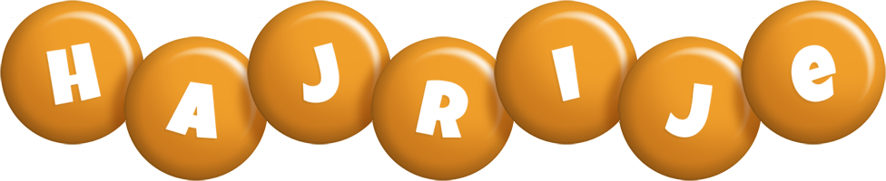 Hajrije candy-orange logo