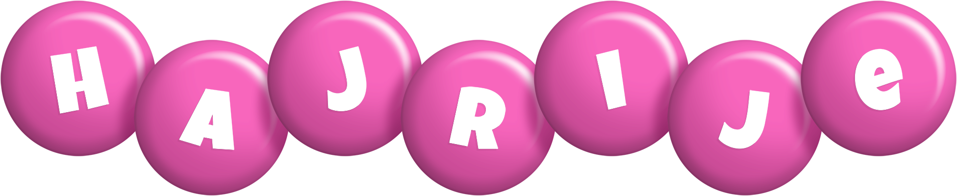 Hajrije candy-pink logo