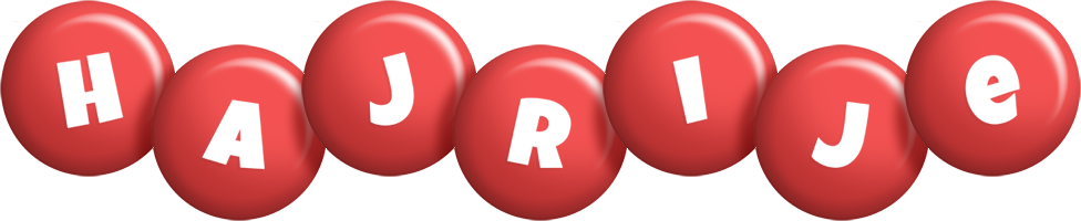 Hajrije candy-red logo