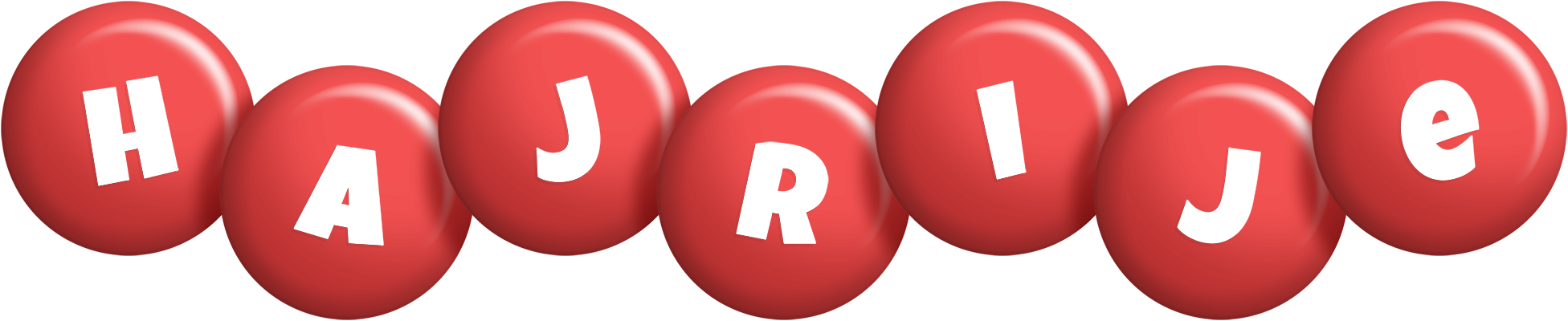 Hajrije candy-red logo