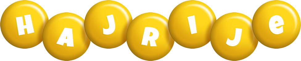 Hajrije candy-yellow logo