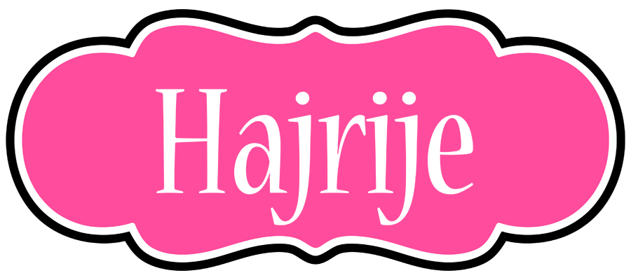 Hajrije invitation logo