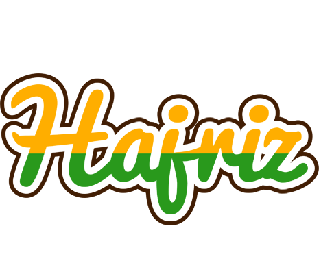 Hajriz banana logo