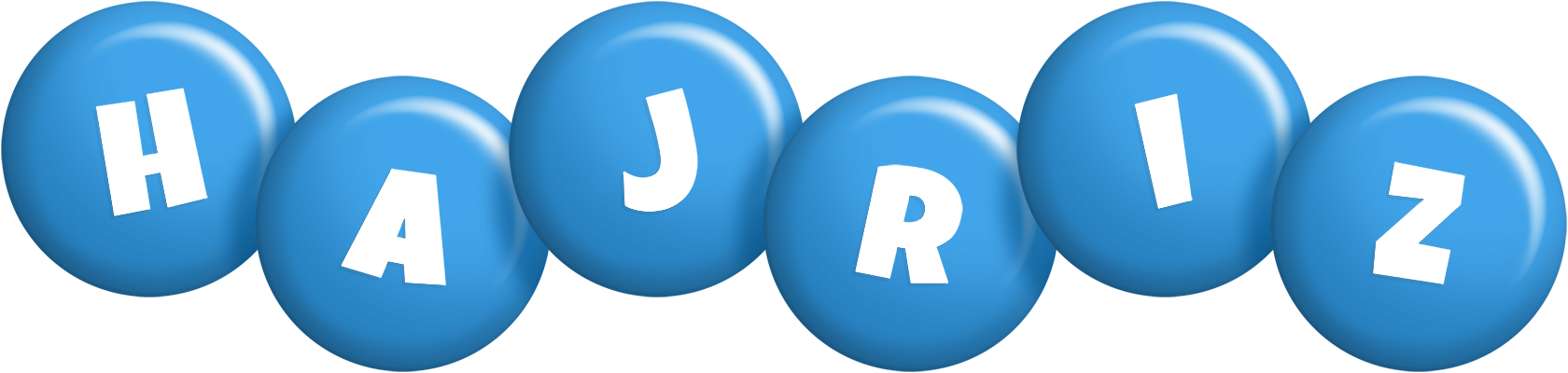 Hajriz candy-blue logo