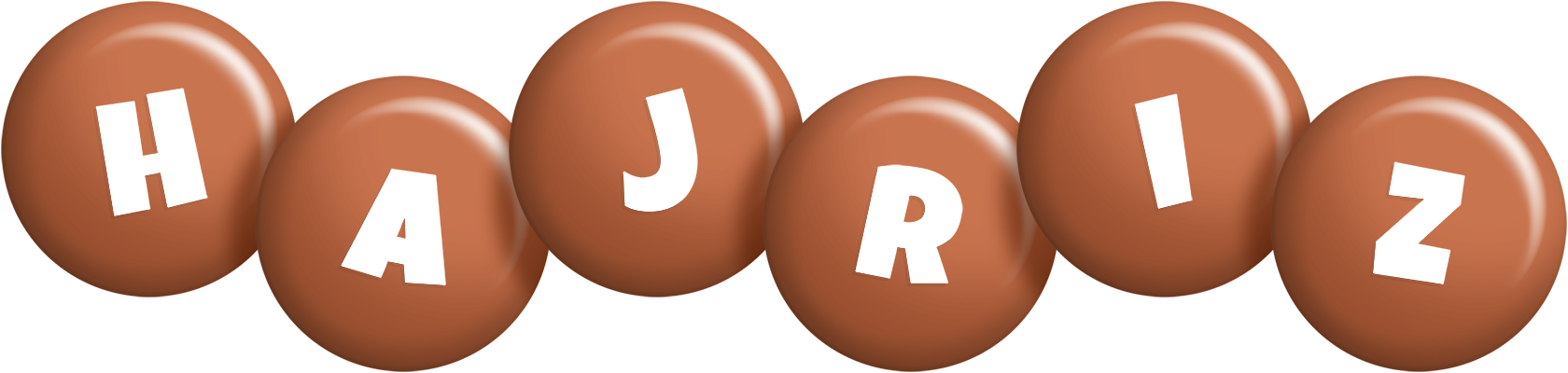 Hajriz candy-brown logo
