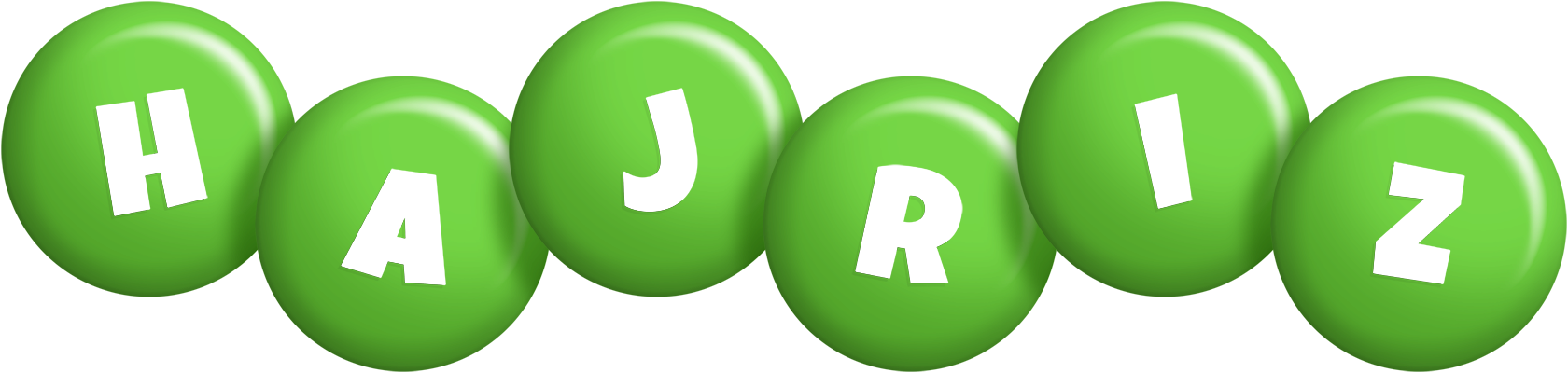Hajriz candy-green logo