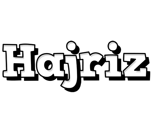 Hajriz snowing logo