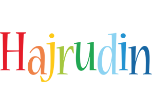 Hajrudin birthday logo