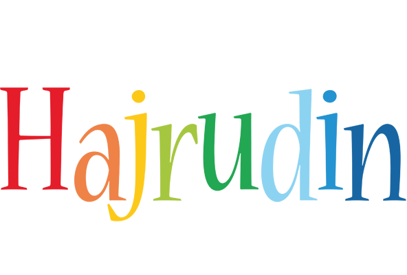 Hajrudin birthday logo