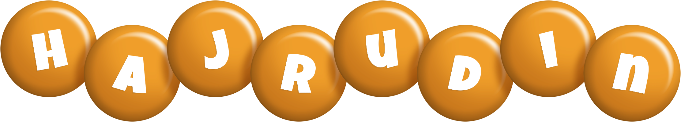 Hajrudin candy-orange logo