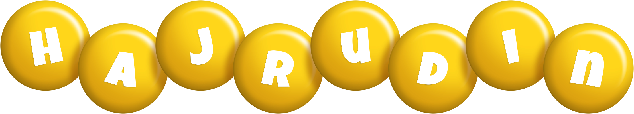 Hajrudin candy-yellow logo